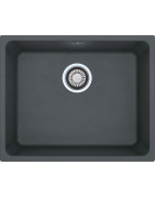 Granitinė plautuvė Franke Kubus KBG 110-50, grafitinė