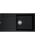 Granitinė plautuvė Franke Maris MRG 611-97/49, juoda