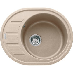 Granitinė plautuvė Franke Ronda ROG 611-62,ekscentrinis ventilis