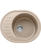 Granitinė plautuvė Franke Ronda ROG 611-62, užkemšamas ventilis