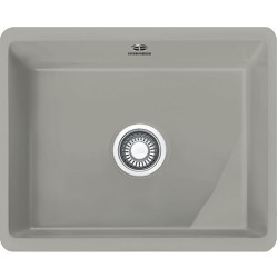Keramikinė plautuvė Franke Kubus KBK 110-50, perlo pilka