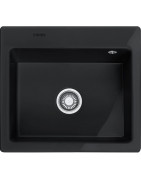 Keramikinė plautuvė Franke Mythos MTK610-58, juoda