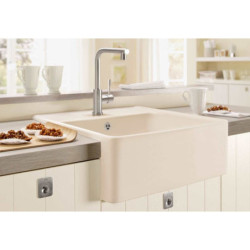 Keramikinė plautuvė Villeroy&Boch Single Bowl, kreminė