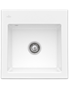 Keramikinė plautuvė Villeroy&Boch Subway 50S, balta, 2 skylių