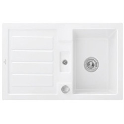 Keramikinė plautuvė Villeroy&Boch Flavia 45, balta, 1 skylės