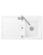 Keramikinė plautuvė Villeroy&Boch Flavia 50, balta, 1 skylės