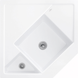 Keramikinė plautuvė Villeroy&Boch Monumentum, kampinė