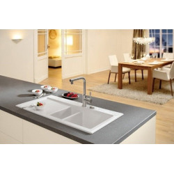 Keramikinė plautuvė Villeroy&Boch Subway 60, balta, 2 skylių