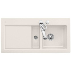 Keramikinė plautuvė Villeroy&Boch Subway 60 Flat, kreminė