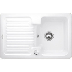 Keramikinė plautuvė Villeroy&Boch Condor 45, balta, 2 skylės