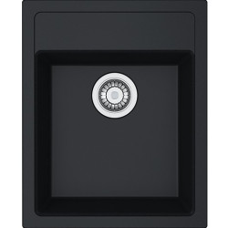 Tectonite plautuvė Franke Sirius SID 610-40, juoda