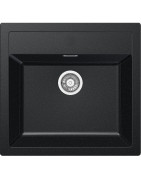 Tectonite plautuvė Franke Sirius SID 610, juodos spalvos