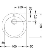 Tectonite plautuvė Franke Single 1, mascarpone spalvos