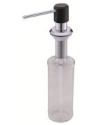 Dozatorius Franke Sirius, chromo/juodos spalvos, 350ml