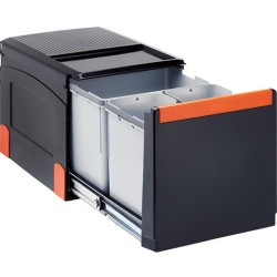 Šiukšliadėžė Franke Cube 41, 1x18l + 2x8l