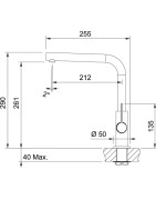Plautuvės maišytuvas Franke Neptune-Evo, chromas