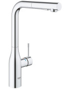 Plautuvės maišytuvas Grohe Essence, chromas, ištraukiama žarna