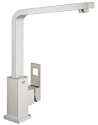 Plautuvės maišytuvas Grohe Eurocube, plieno spalvos