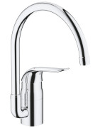 Plautuvės maišytuvas Grohe Euroeco, aukšta svirtimi, chromas