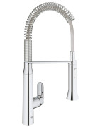 Plautuvės maišytuvas Grohe K7 Semi Pro, su ištraukiama žarna