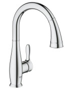 Plautuvės maišytuvas Grohe Parkfield, chromas, ištraukiama žarna