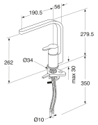 Plautuvės maišytuvas Gustavsberg Nordic 3, chromuotas