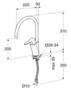 Plautuvės maišytuvas Gustavsberg Nautic, chromuotas