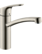 Plautuvės maišytuvas Hansgrohe Focus M41, plieno spalvos