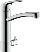 Plautuvės maišytuvas Hansgrohe Focus M41, su ventiliu