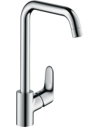 Plautuvės maišytuvas Hansgrohe Focus M41, aukštas, chromas