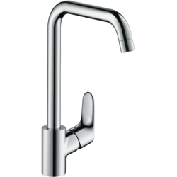 Plautuvės maišytuvas Hansgrohe Focus M41, aukštas, chromas