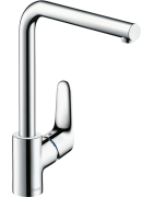 Plautuvės maišytuvas Hansgrohe Focus M41, pasukamu snapu