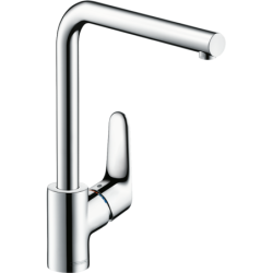 Plautuvės maišytuvas Hansgrohe Focus M41, pasukamu snapu