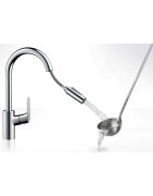 Plautuvės maišytuvas Hansgrohe Focus M41, ištraukiama žarna