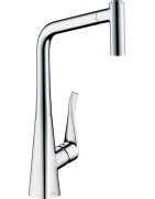 Plautuvės maišytuvas Hansgrohe Metris M71, ištraukiama žarna