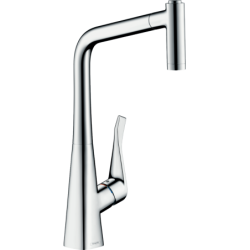 Plautuvės maišytuvas Hansgrohe Metris M71, ištraukiama žarna