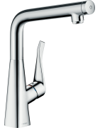 Plautuvės maišytuvas Hansgrohe Metris M71, su mygtuku