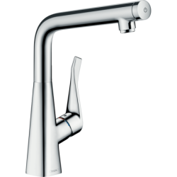 Plautuvės maišytuvas Hansgrohe Metris M71, su mygtuku