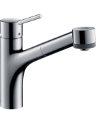 Plautuvės maišytuvas Hansgrohe Talis S M52, ištraukiama žarna
