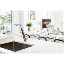 Plautuvės maišytuvas Oras Il Bagno Alessi, chromas, 230/12V