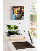 Plautuvės maišytuvas Oras Il Bagno Alessi, chromas, 230/12V