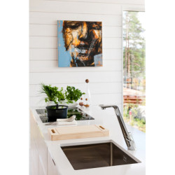 Plautuvės maišytuvas Oras Il Bagno Alessi, chromas, 230/12V