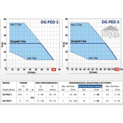 Vandens siurblys Pedrollo DG PED 5 su dažnio keitikliu 1.1kW