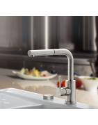 Plautuvės maišytuvas Villeroy&Boch Steel Shower, plienas