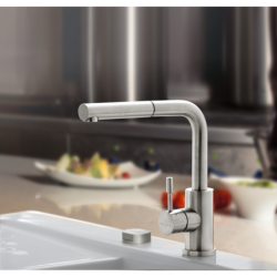 Plautuvės maišytuvas Villeroy&Boch Steel Shower, plienas
