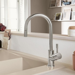 Plautuvės maišytuvas Villeroy&Boch Umbrella Flex, plienas