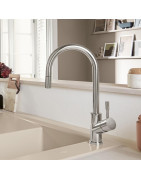 Plautuvės maišytuvas Villeroy&Boch Umbrella Flex, plienas