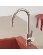 Plautuvės maišytuvas Villeroy&Boch Umbrella Flex, plienas