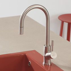 Plautuvės maišytuvas Villeroy&Boch Umbrella Flex, plienas