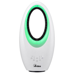 Ventiliatorius Ardes Muna Bladeless, su nuotoliniu valdymu